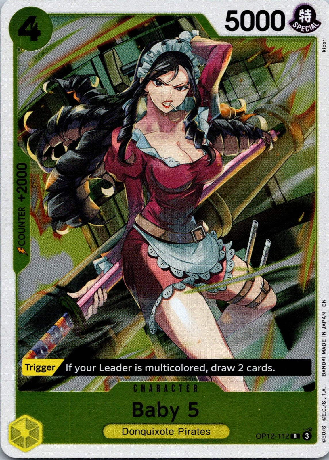 Baby 5 (112) OP12-112 Rare Legacy of the Master One Piece Near Mint