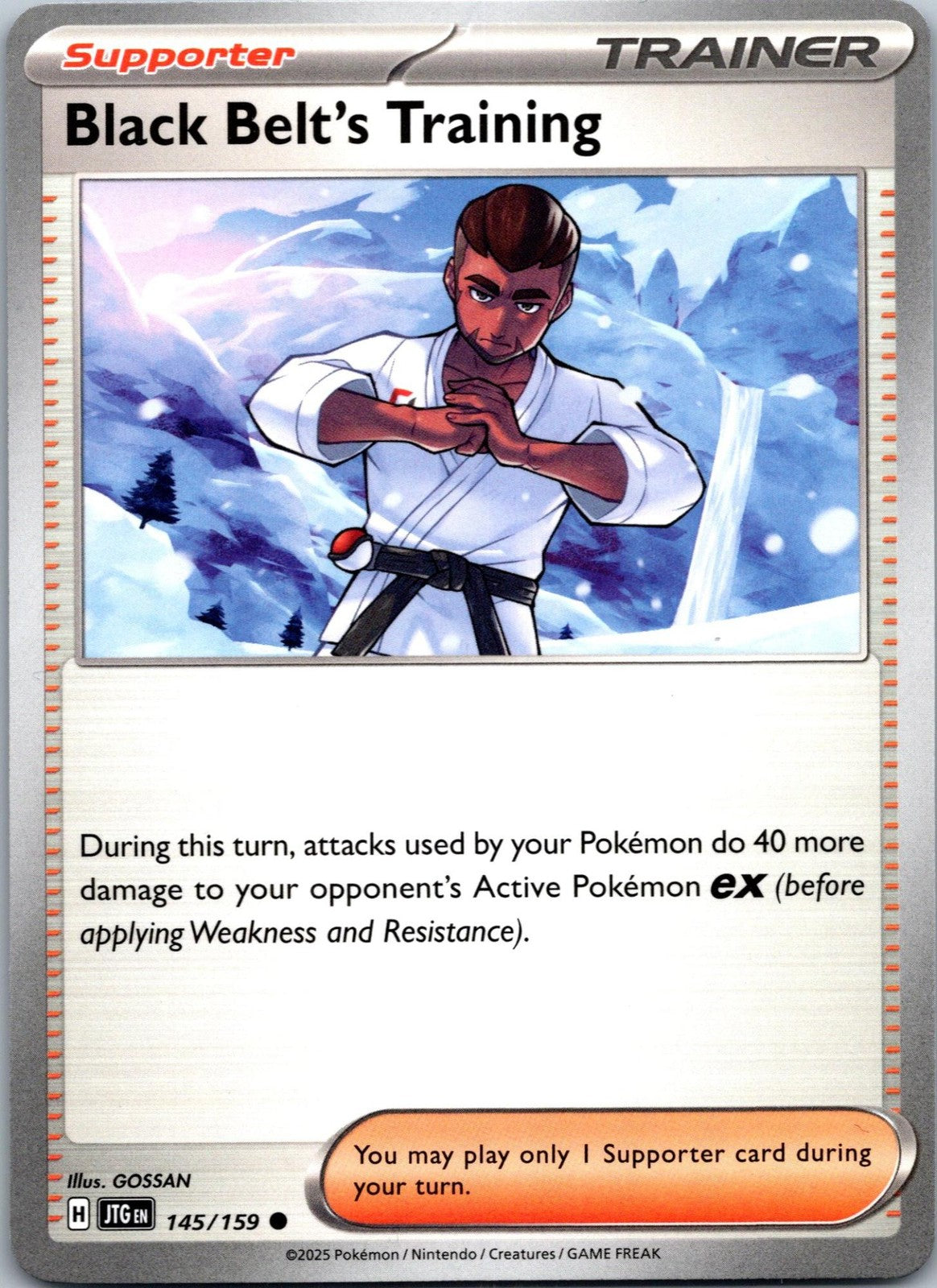 Black Belt's Training 145/159 Common Journey Together Pokemon Near Mint