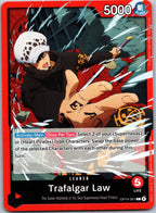 Trafalgar Law OP14-001 Leader The Azure Sea's Seven One Piece Near Mint