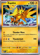 Zapdos 065/167 Rare Twilight Masquerade Pokemon Near Mint