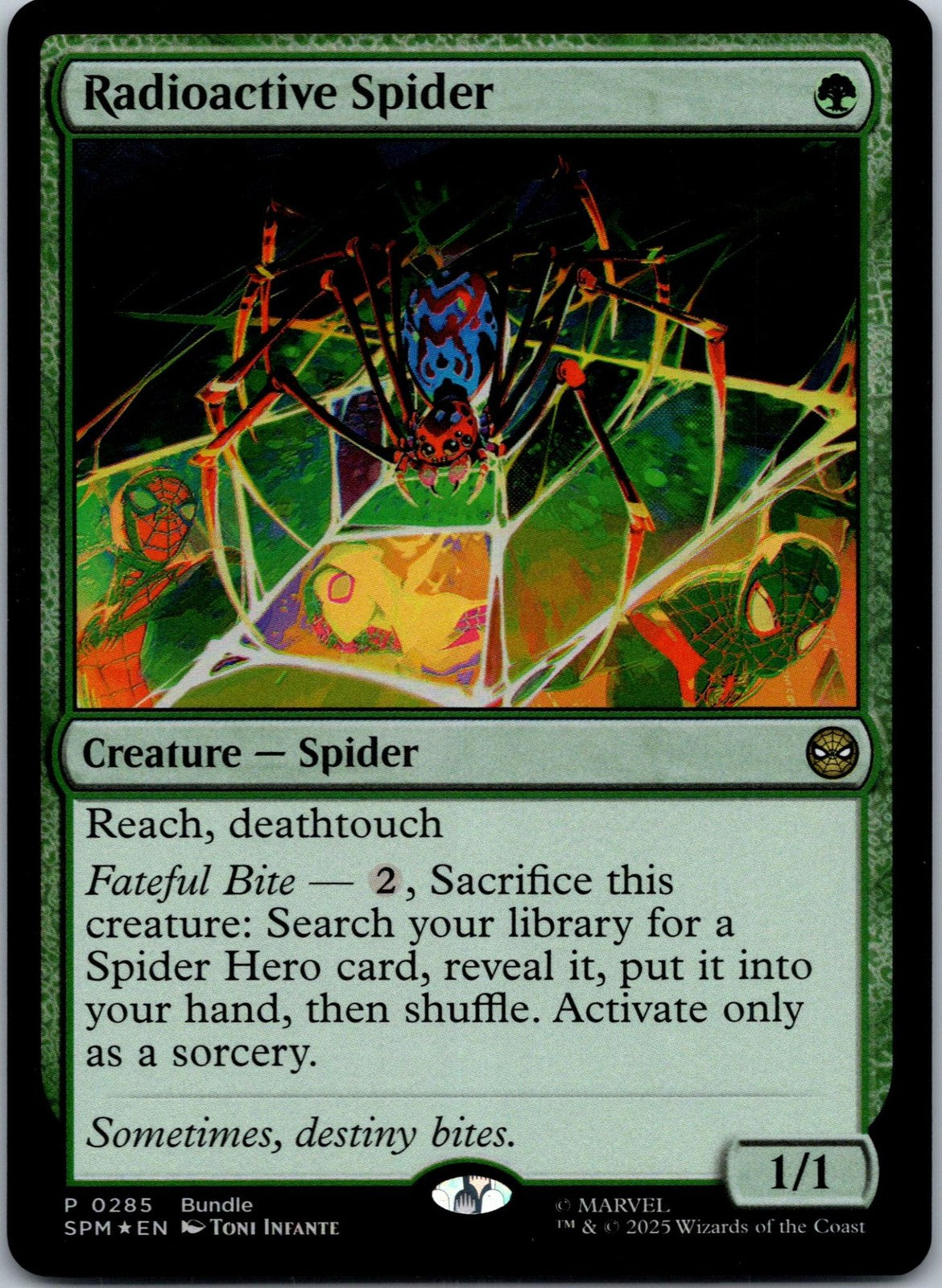 Radioactive Spider 285 Unique and Miscellaneous Promos Magic: The Gathering NM