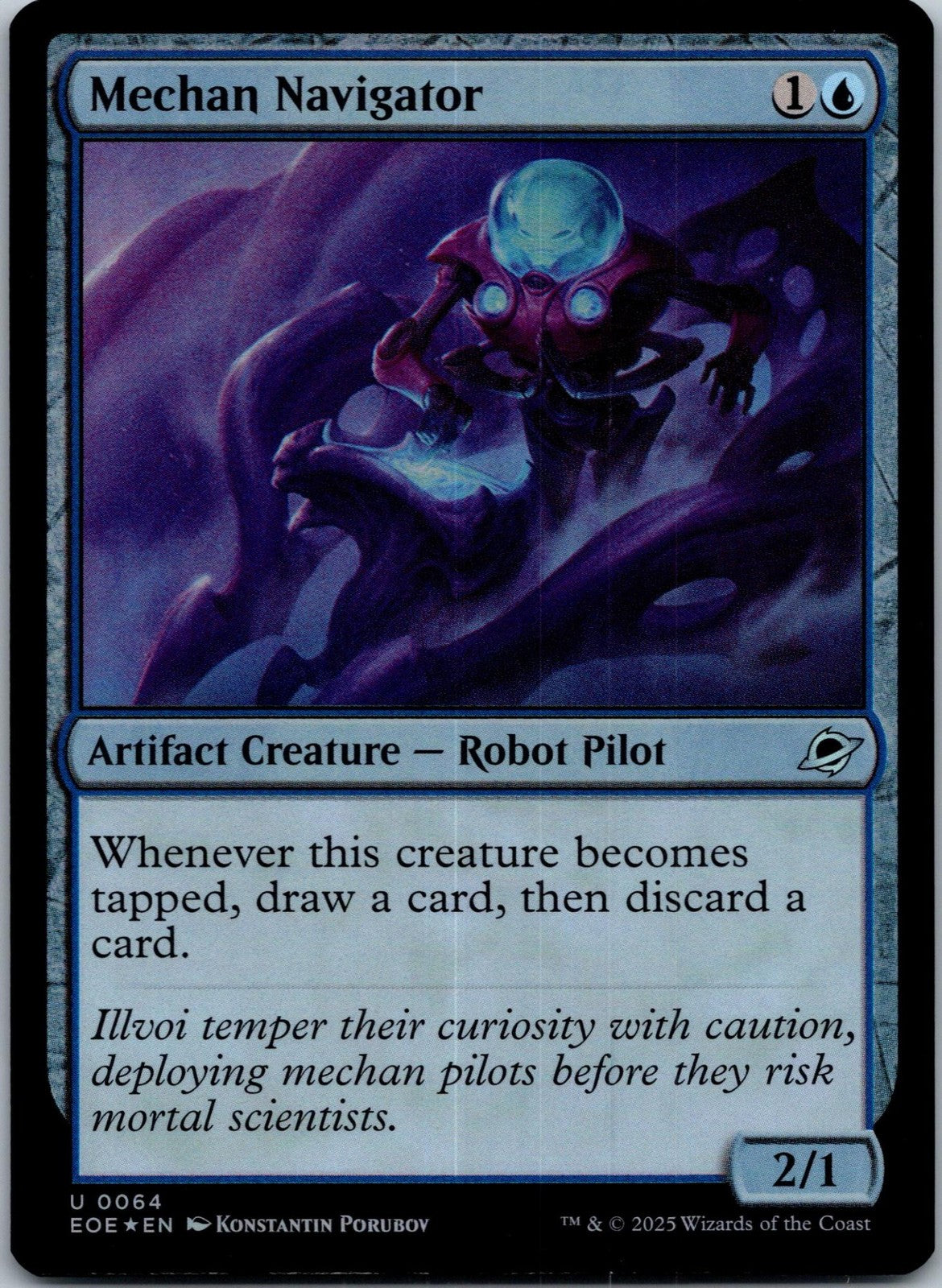 Mechan Navigator 64 Uncommon Edge of Eternities Magic: The Gathering NM | HOKO