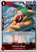 Prince Grus OP11-013 Rare A Fist of Divine Speed One Piece Near Mint