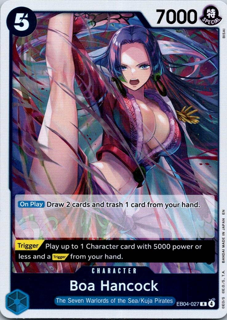 Boa Hancock EB04-027 Rare The Azure Sea's Seven One Piece Near Mint