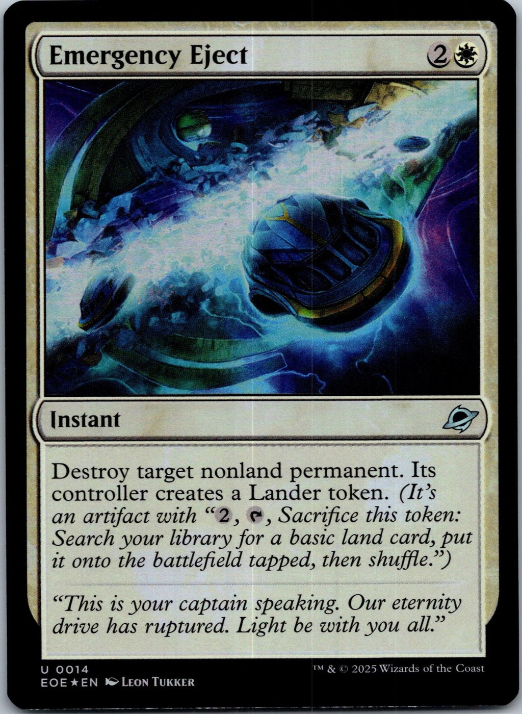 Emergency Eject 14 Uncommon Edge of Eternities Magic: The Gathering NM | HOKO