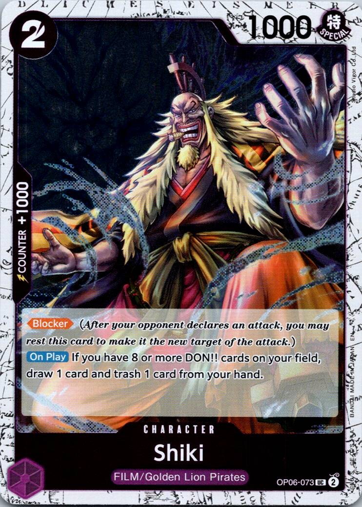 Shiki (Pirate Foil) OP06-073 Premium Booster -The Best- Vol. 2 One Piece NM