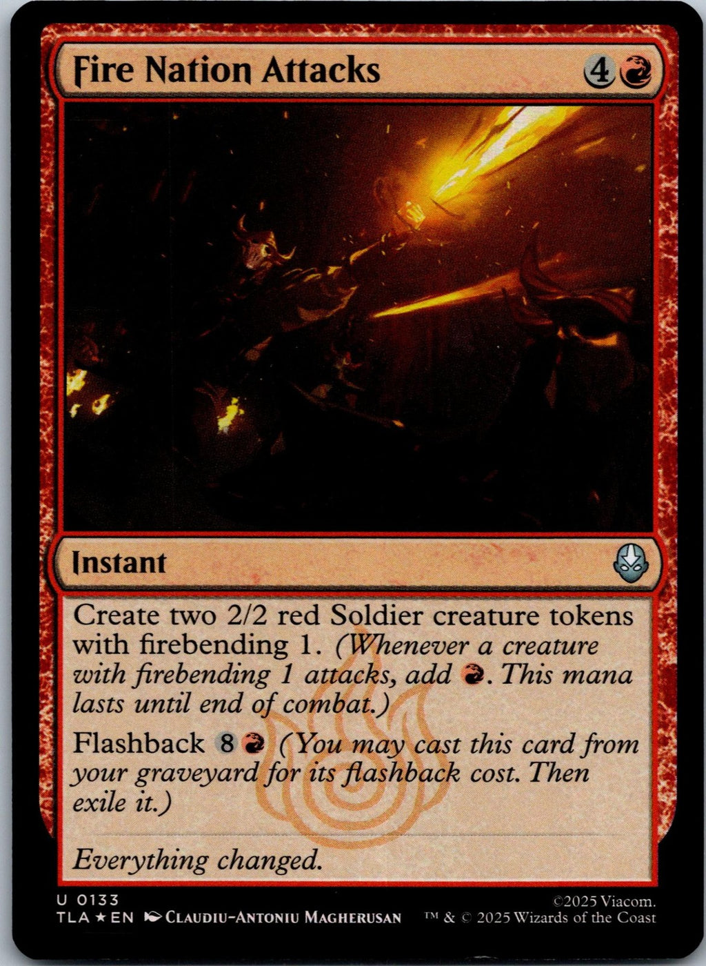 Fire Nation Attacks 133 Avatar: The Last Airbender Magic: The Gathering NM