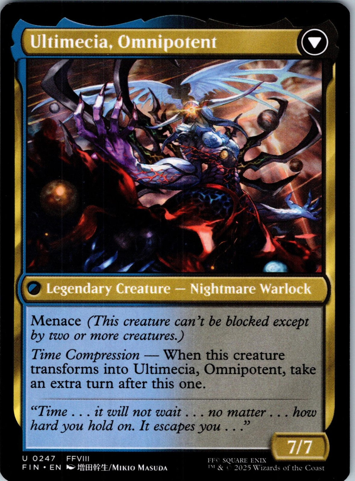 Ultimecia, Time Sorceress 247 Uncommon Final Fantasy Magic: The Gathering NM