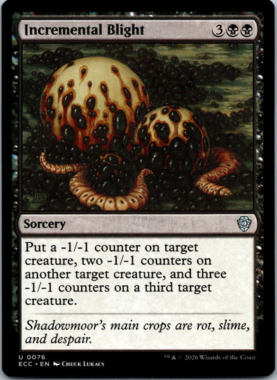 Incremental Blight 17 Uncommon Archenemy Magic: The Gathering Near Mint