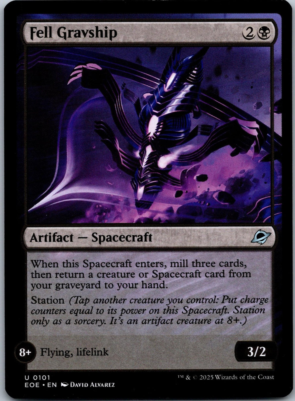 Fell Gravship 101 Uncommon Edge of Eternities Magic: The Gathering NM | HOKO