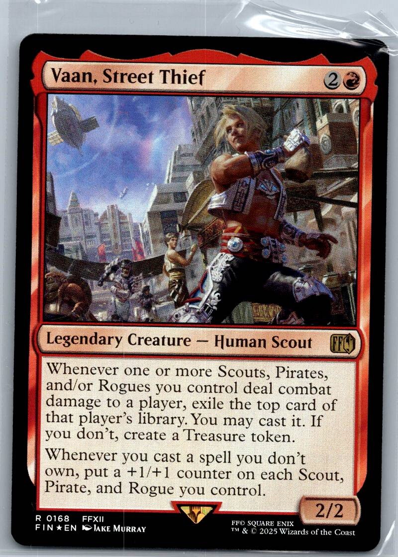 Vaan, Street Thief 168 Rare FINAL FANTASY Magic: The Gathering Near Mint