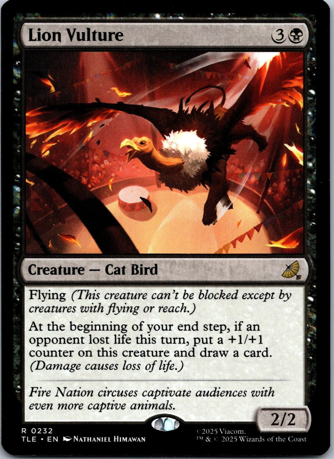 Lion Vulture 232 Avatar: The Last Airbender Magic: The Gathering NM