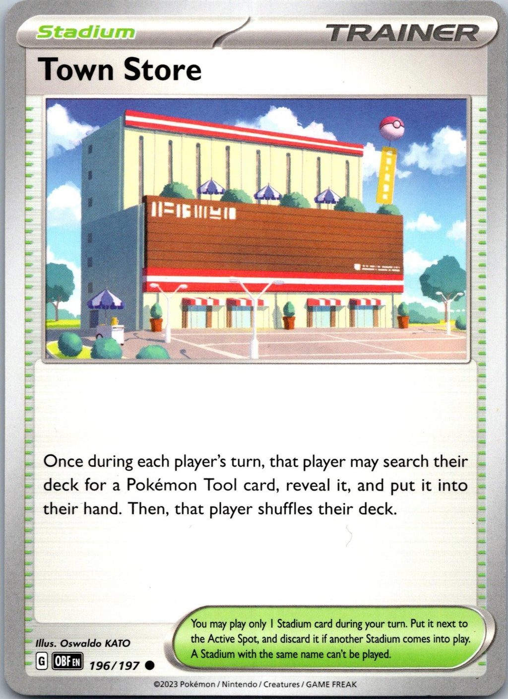 Town Store 196/197 Common Obsidian Flames Pokemon Near Mint