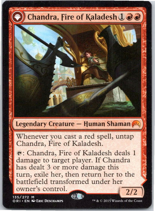 Chandra, Fire of Kaladesh Mythic Magic Origins Magic: The Gathering NM