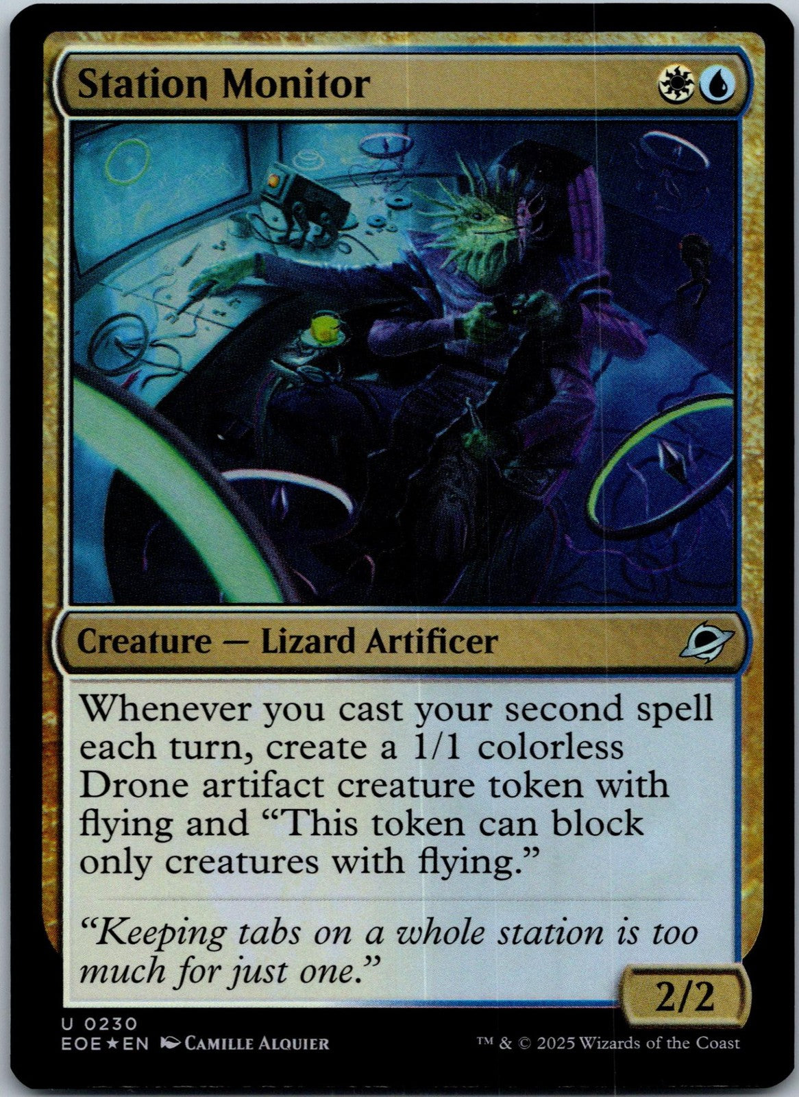 Station Monitor 230 Uncommon Edge of Eternities Magic: The Gathering NM | HOKO