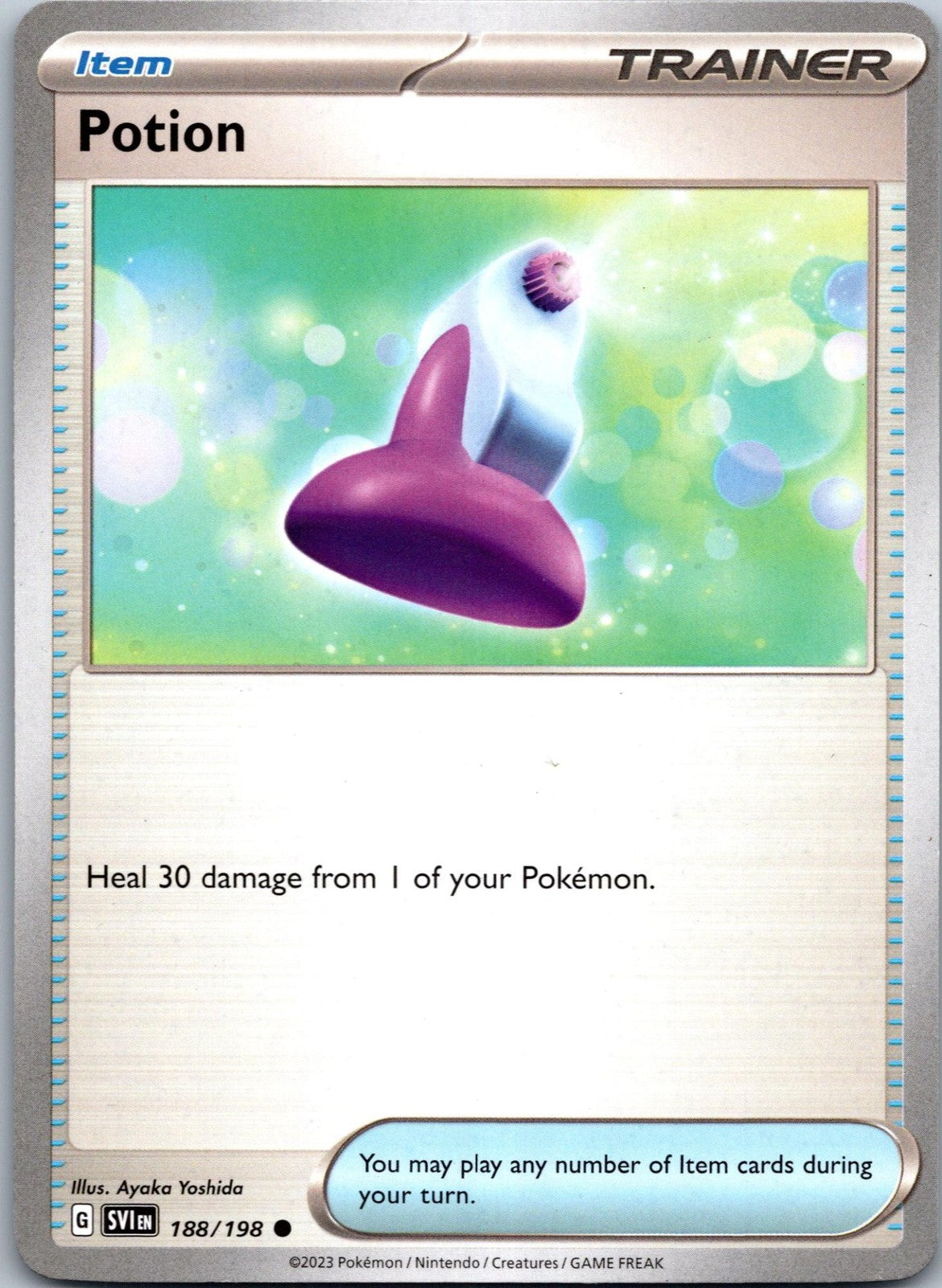 Potion 188/198 Common Scarlet & Violet Pokemon Near Mint