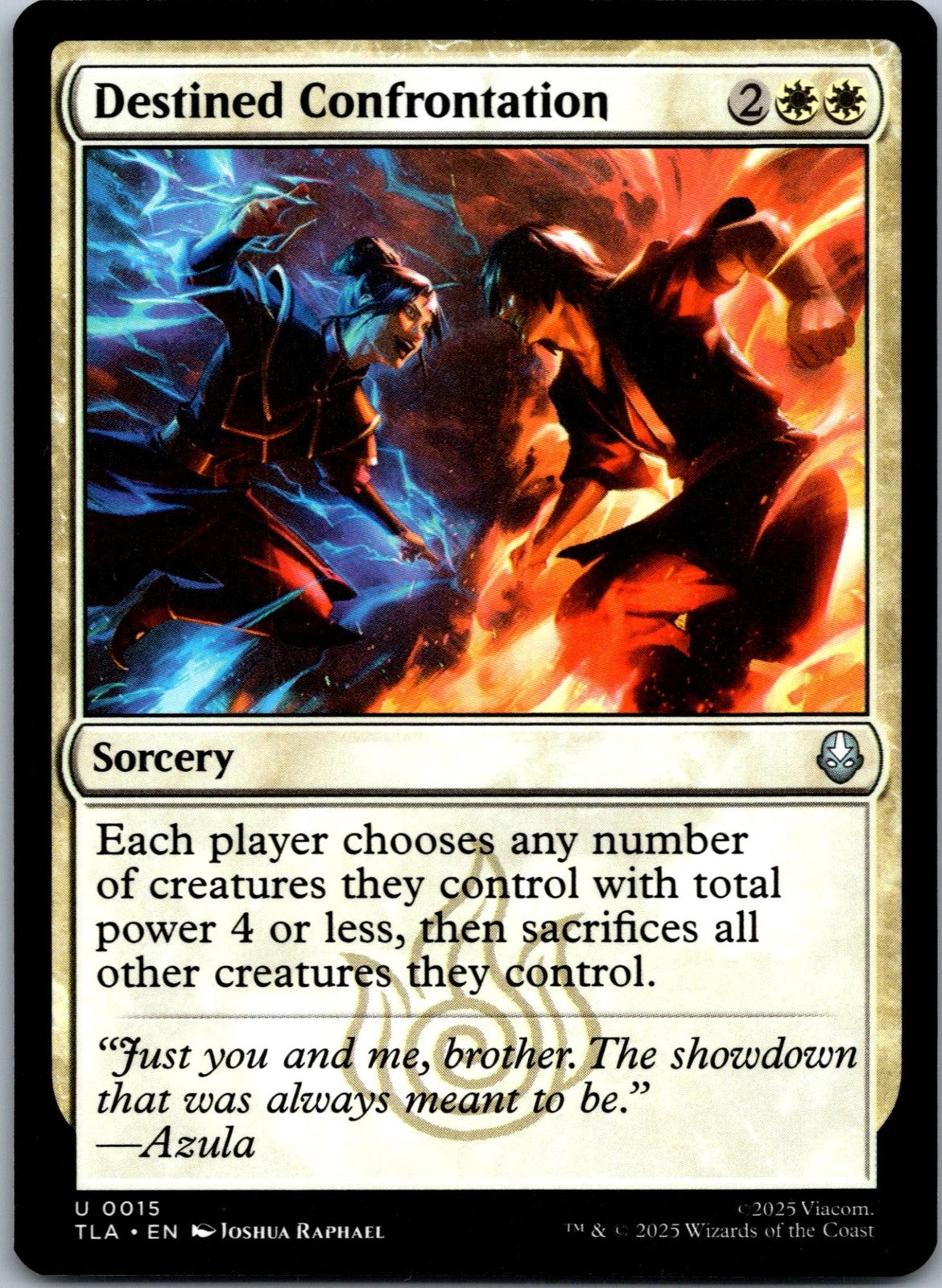 Destined Confrontation 15 Avatar: The Last Airbender Magic: The Gathering NM