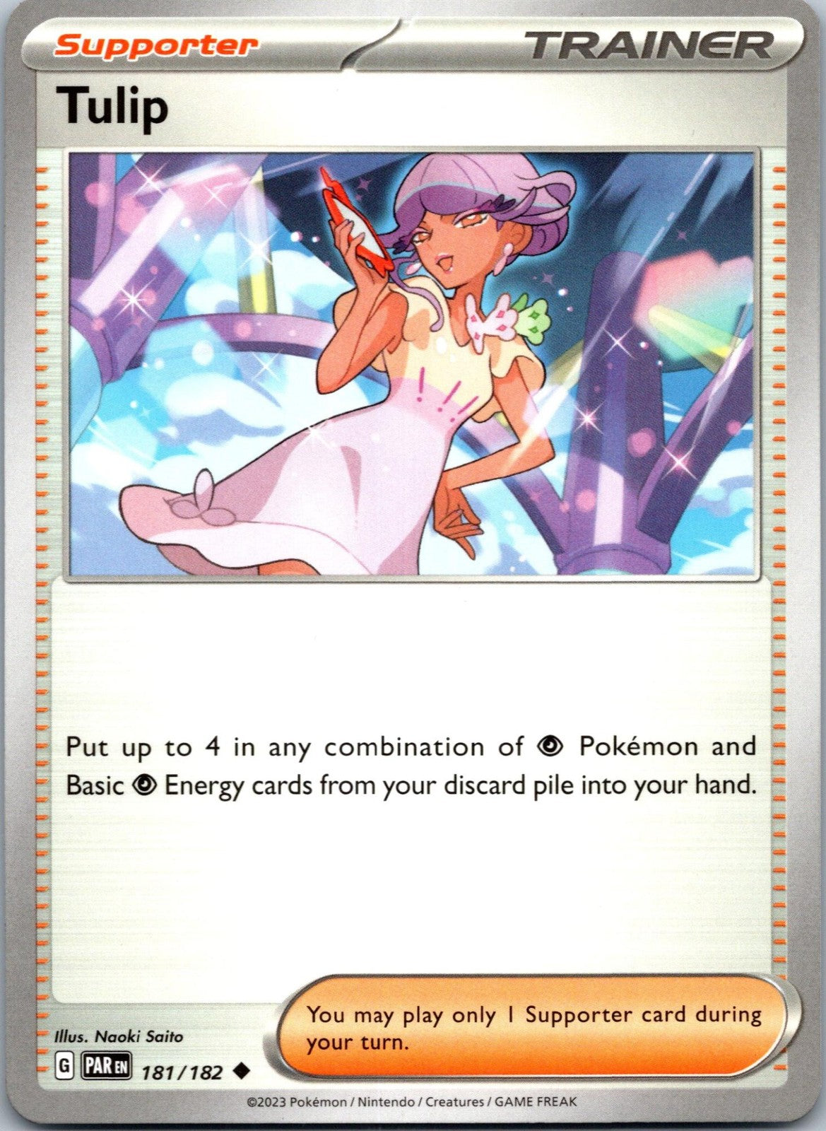 Tulip 181/182 Uncommon Paradox Rift Pokemon Near Mint