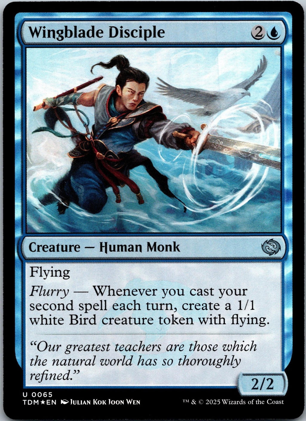 Wingblade Disciple 65 Uncommon Tarkir: Dragonstorm Magic: The Gathering NM
