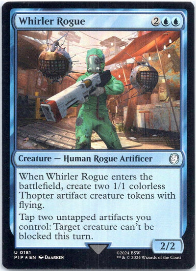 Whirler Rogue 181 Universes Beyond: Fallout Magic: The Gathering Foil NM