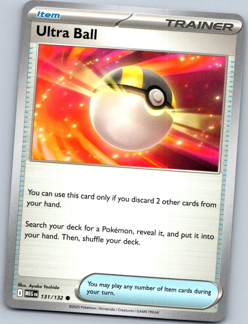 Ultra Ball 131/132 common Mega Evolution Pokemon Near Mint