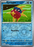 Carvanha 046/197 Common Obsidian Flames Pokemon Near Mint