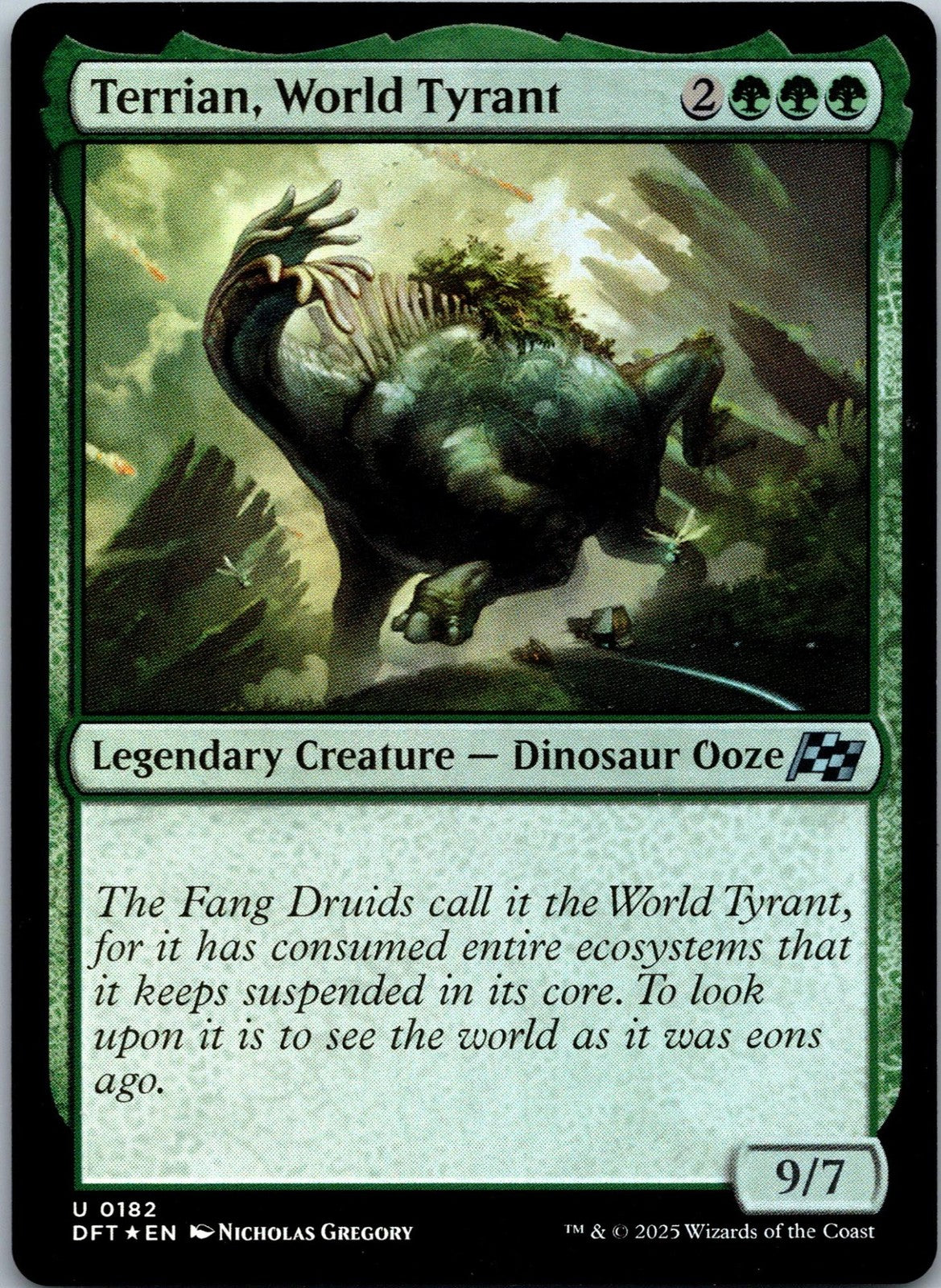 Terrian, World Tyrant 182 Uncommon Aetherdrift Magic: The Gathering NM | HOKO
