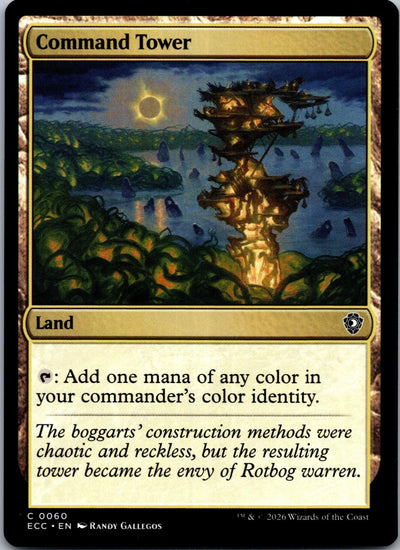Command Tower (0060) 60 Commander: Lorwyn Eclipsed Magic: The Gathering NM