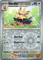 Herdier 171/197 Common Obsidian Flames Pokemon Near Mint