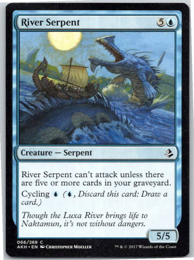 River Serpent 66 Common Amonkhet Magic: The Gathering Near Mint