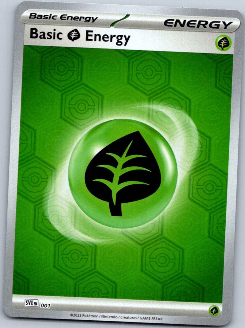 Basic Grass Energy 001 Common Scarlet & Violet Energies Pokemon Near Mint holo