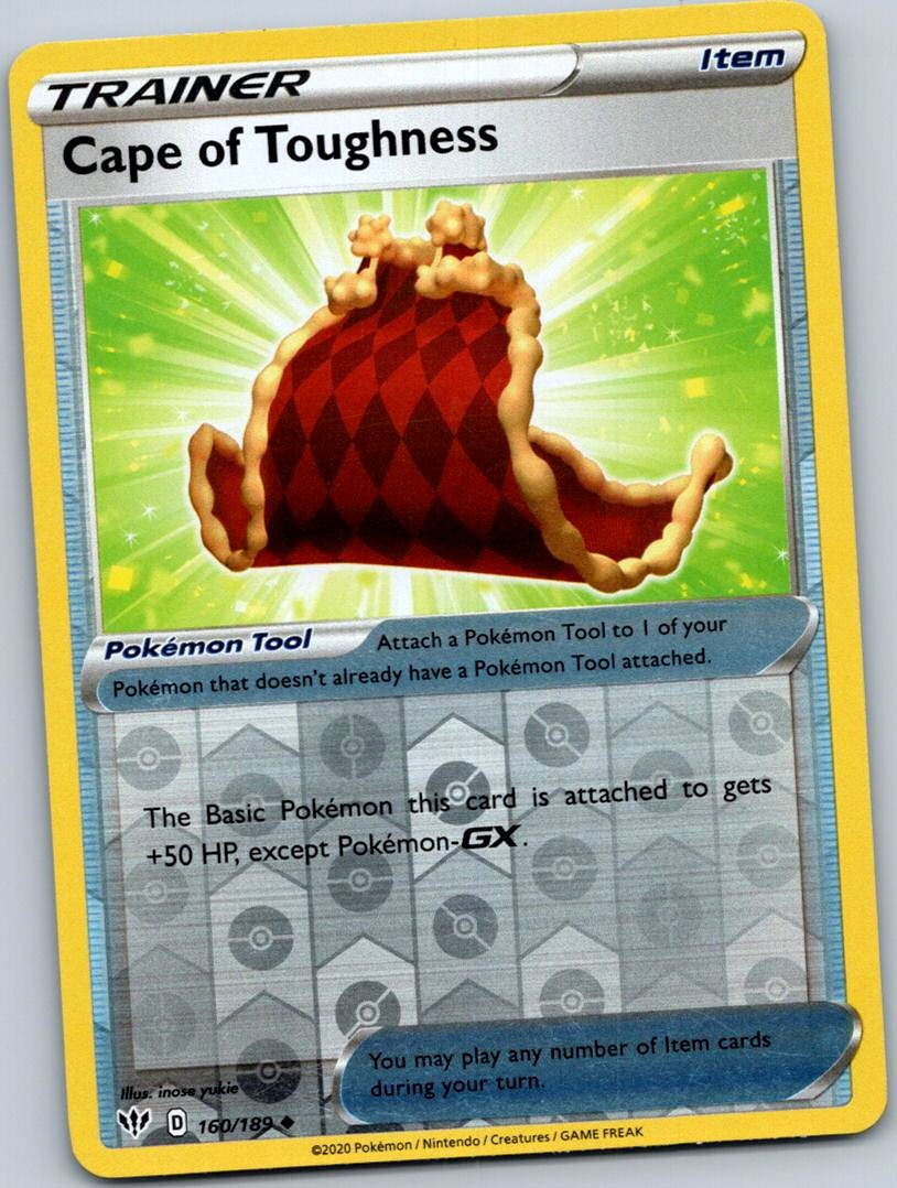 Cape of Toughness 160/189 Reverse Darkness Ablaze Pokemon Near Mint