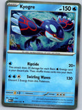 Kyogre 034/132 Rare Mega Evolution Pokemon Near Mint