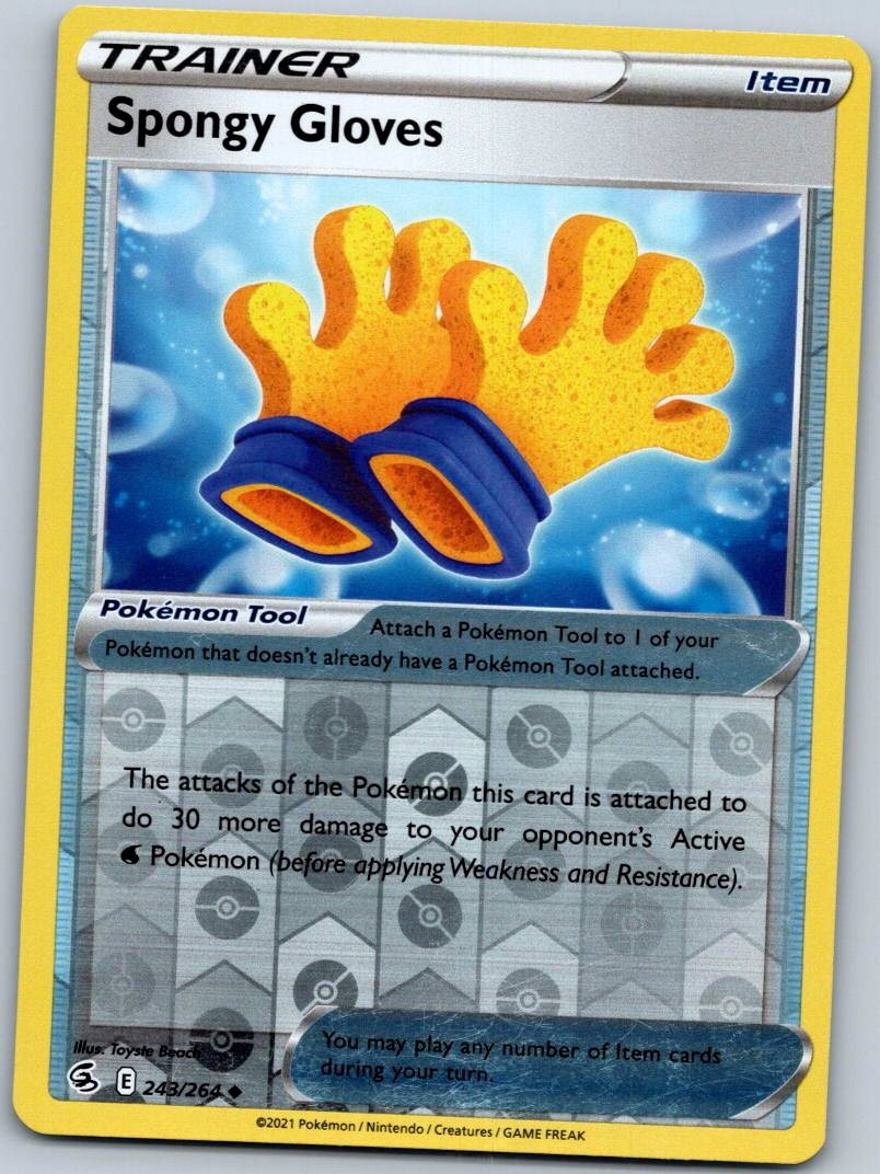 Spongy Gloves 243/264 Reverse Fusion Strike Pokemon Near Mint