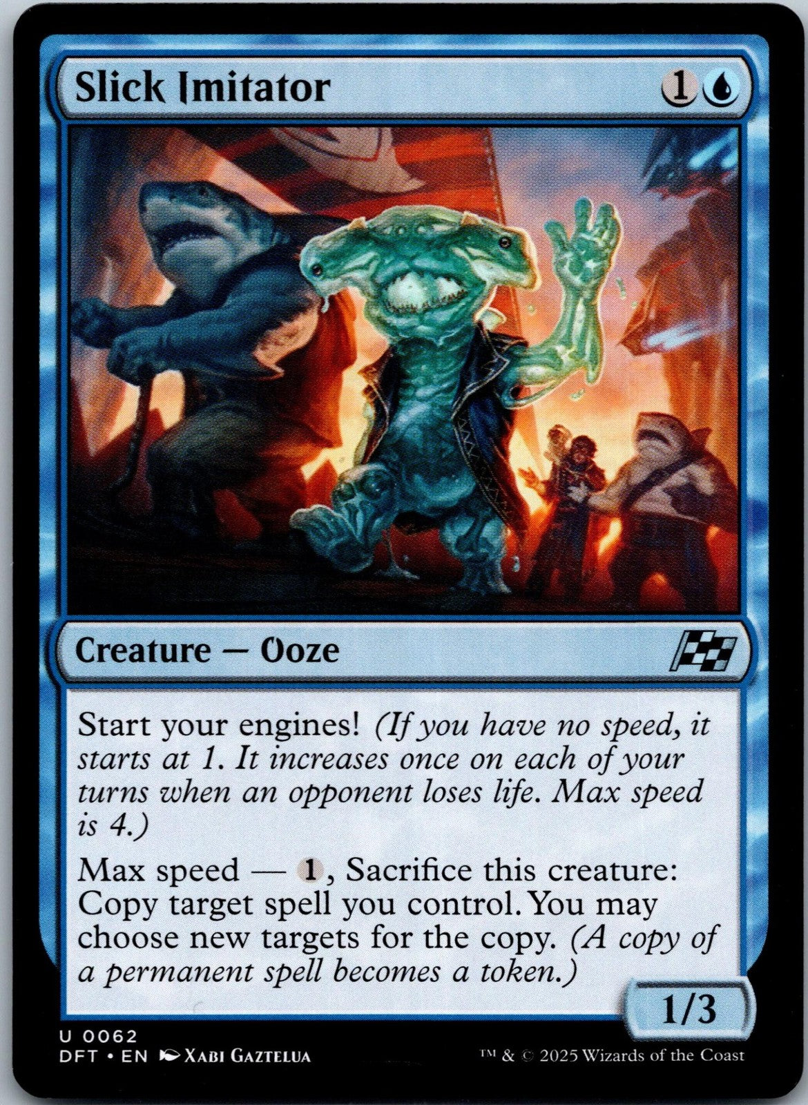 Slick Imitator 62 Uncommon Aetherdrift Magic: The Gathering Near Mint