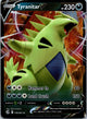 Tyranitar V 158/264 Holo V Rare Fusion Strike Pokemon Near Mint