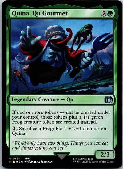 Quina, Qu Gourmet 194 Uncommon Final Fantasy Magic: The Gathering Near Mint