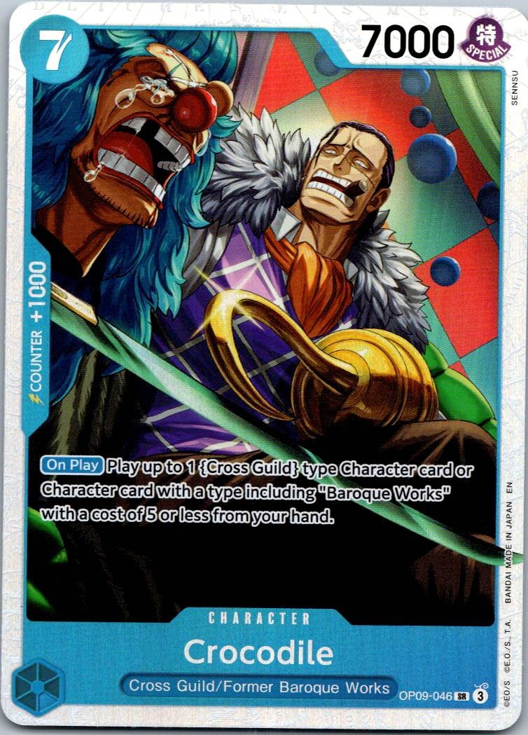 Crocodile (046) OP09-046 Super Rare Emperors in the New World One Piece NM