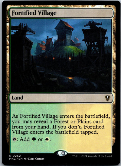 Fortified Village 262 Commander: Murders at Karlov Manor Magic: The Gathering NM