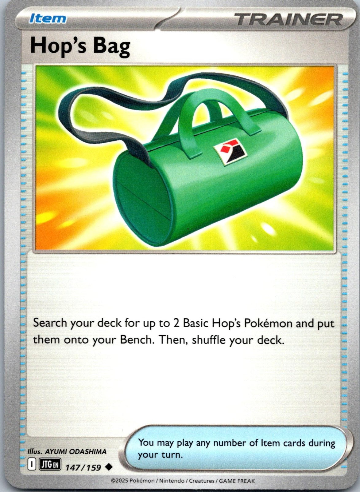 Hop's Bag 147/159 Uncommon Journey Together Pokemon Near Mint