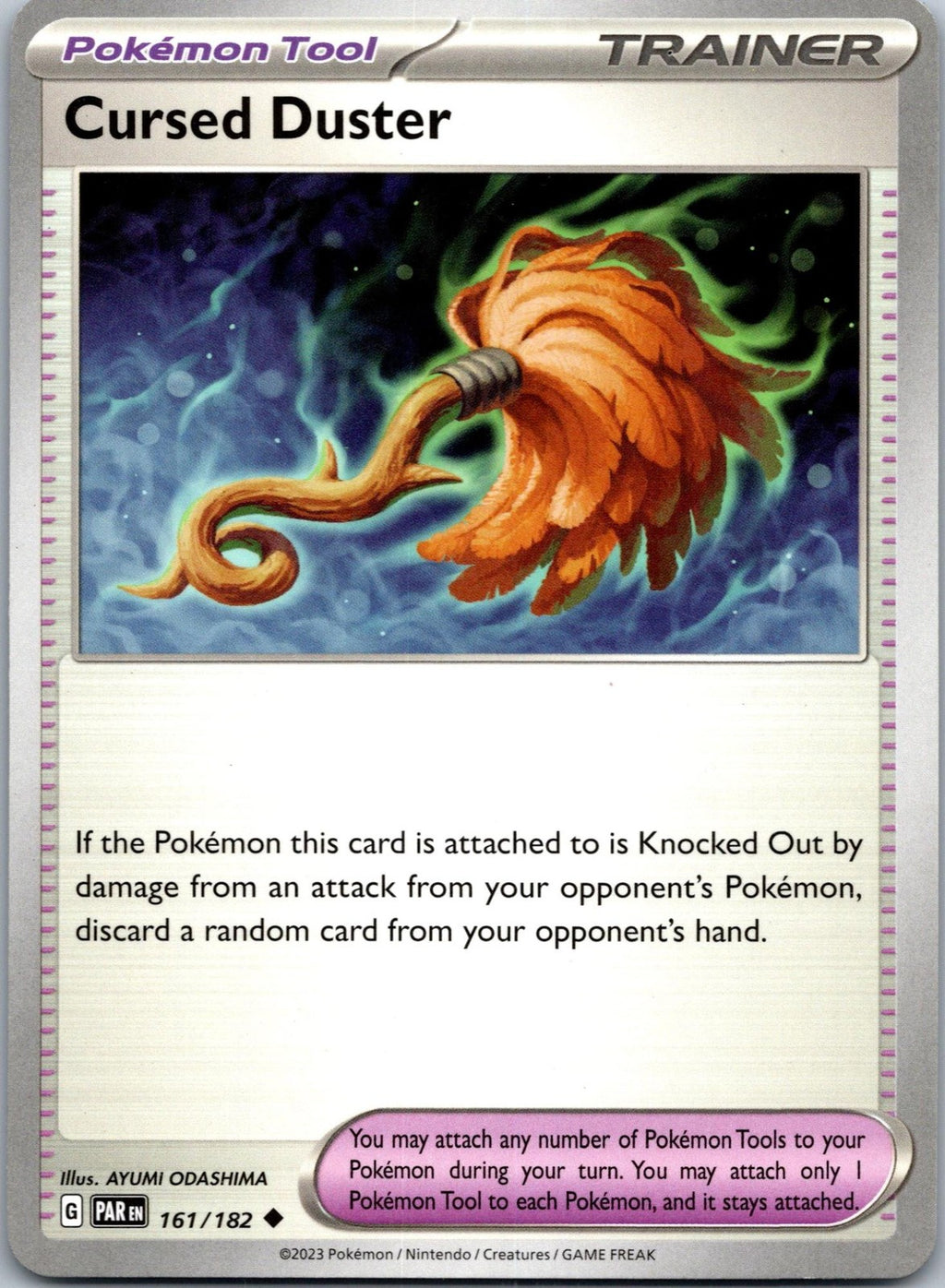 Cursed Duster 161/182 Uncommon Paradox Rift Pokemon Near Mint