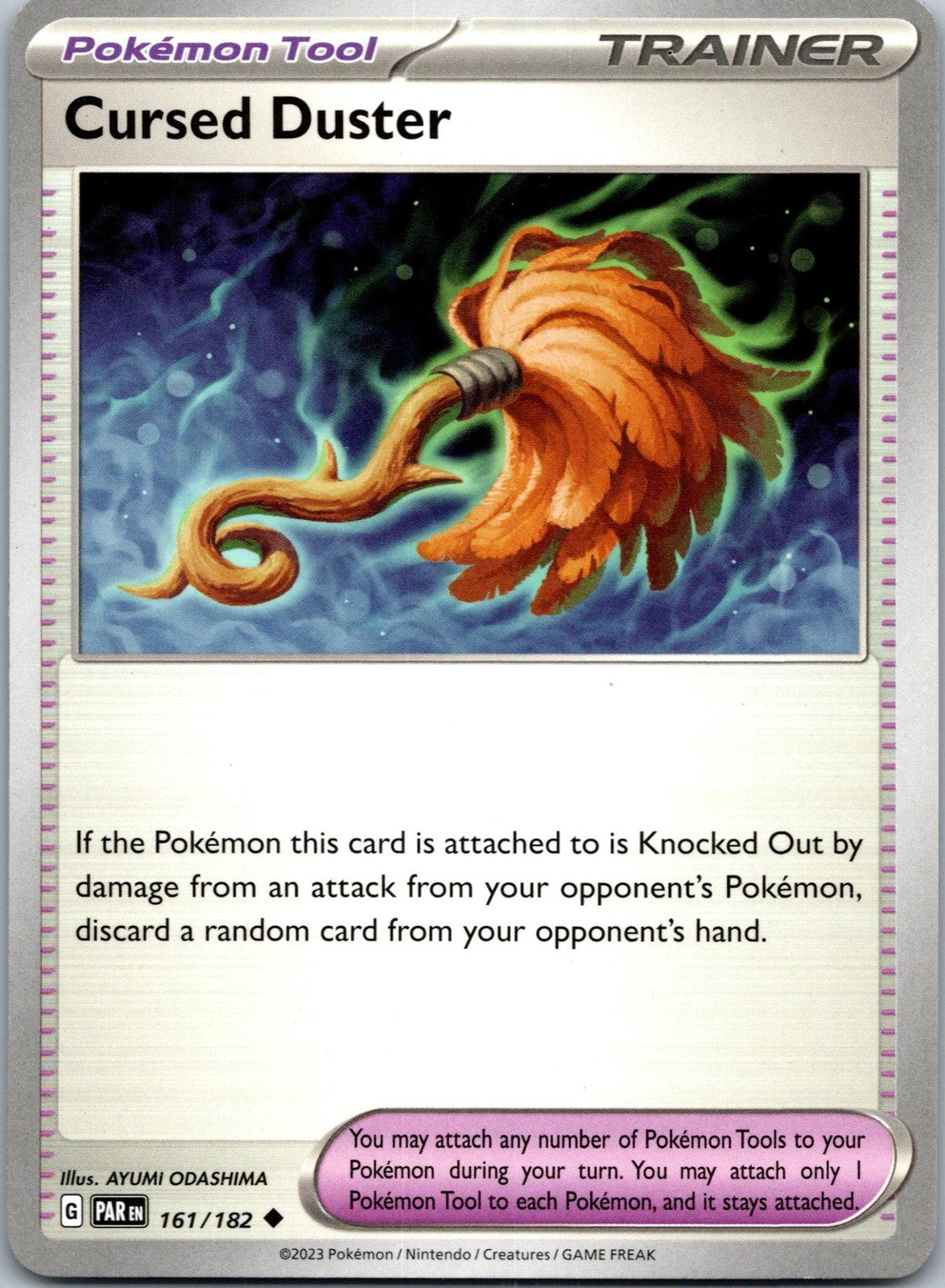 Cursed Duster 161/182 Uncommon Paradox Rift Pokemon Near Mint