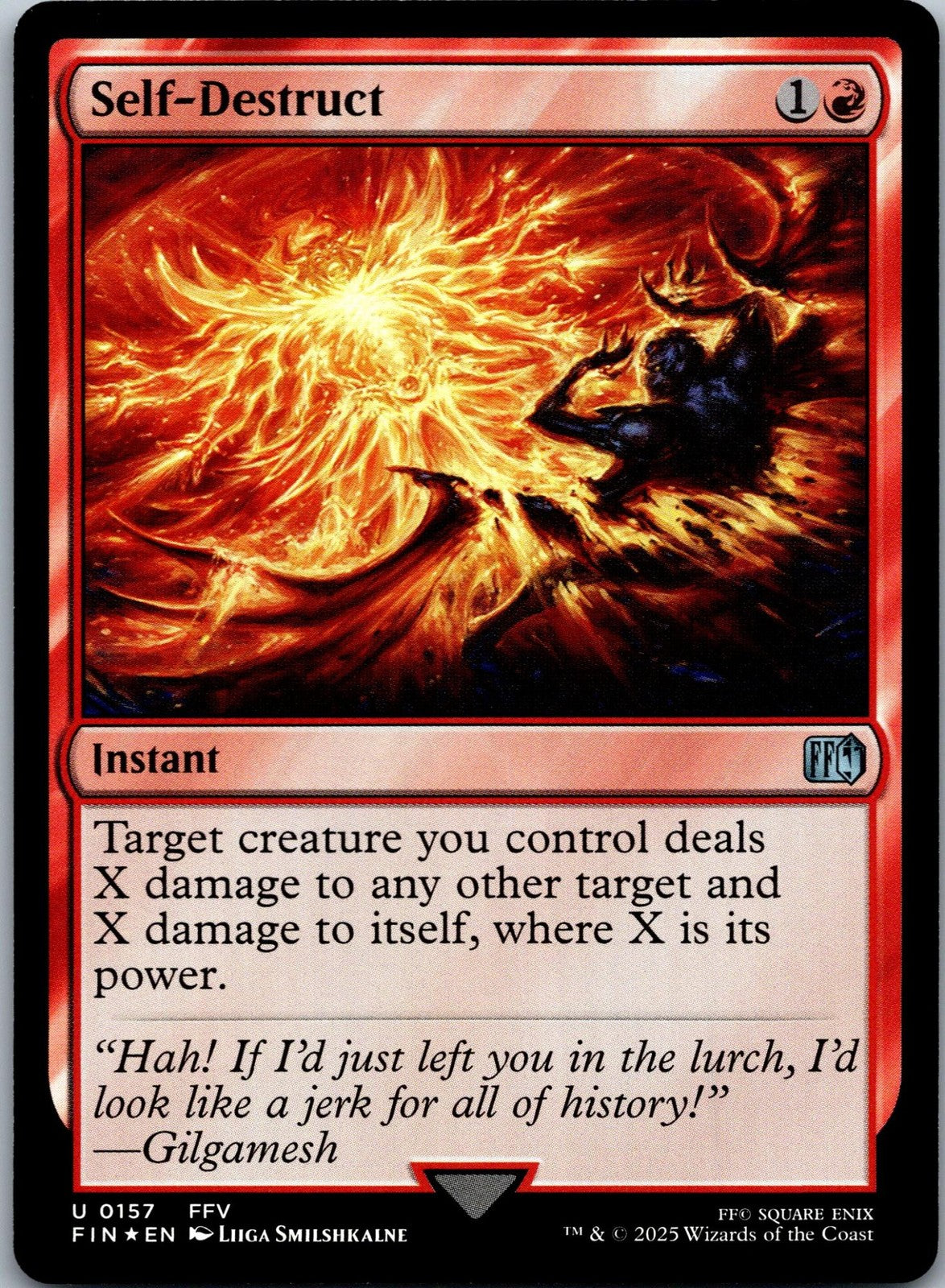 Self-Destruct 157 Uncommon Final Fantasy Magic: The Gathering Near Mint | HOKO