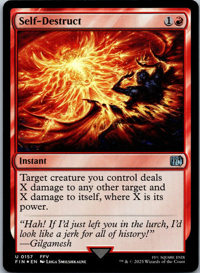 Self-Destruct 157 Uncommon Final Fantasy Magic: The Gathering Near Mint | HOKO