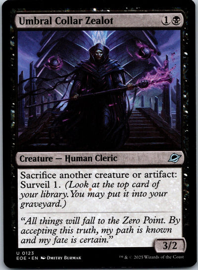 Umbral Collar Zealot 123 Uncommon Edge of Eternities Magic: The Gathering NM