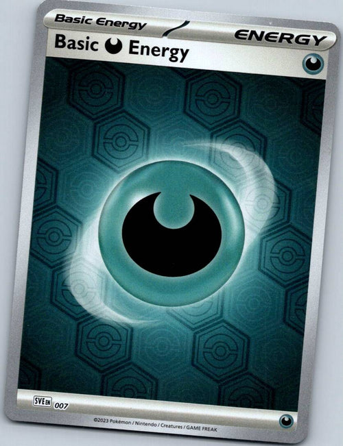 Basic Darkness Energy 007 Scarlet & Violet Energies Pokemon Near Mint foil