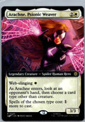 Arachne, Psionic Weaver (Extended Art) Spider-Man Magic: The Gathering NM