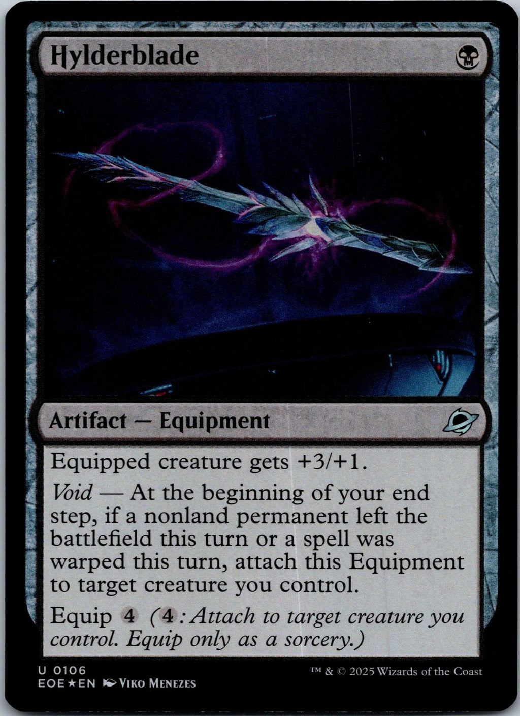 Hylderblade 106 Uncommon Edge of Eternities Magic: The Gathering Near Mint