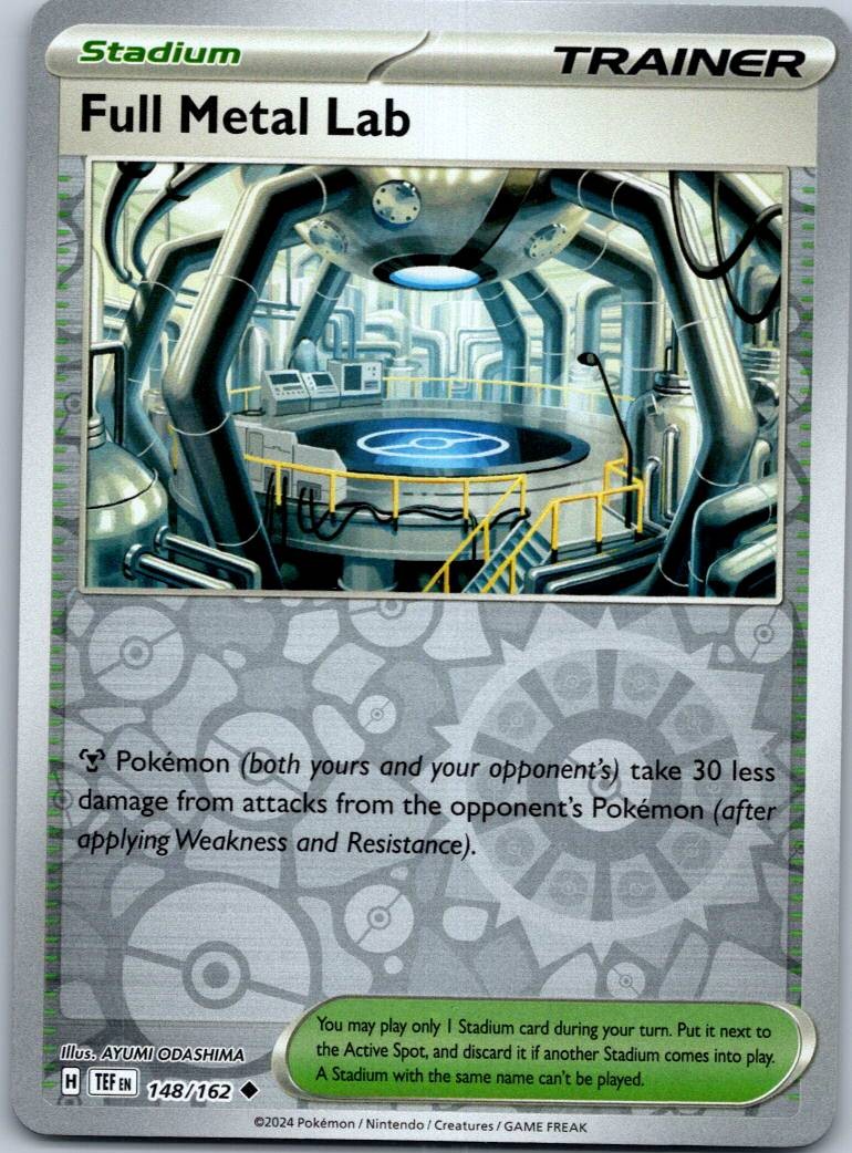 Full Metal Lab 148/162 Reverse Temporal Forces Pokemon Near Mint