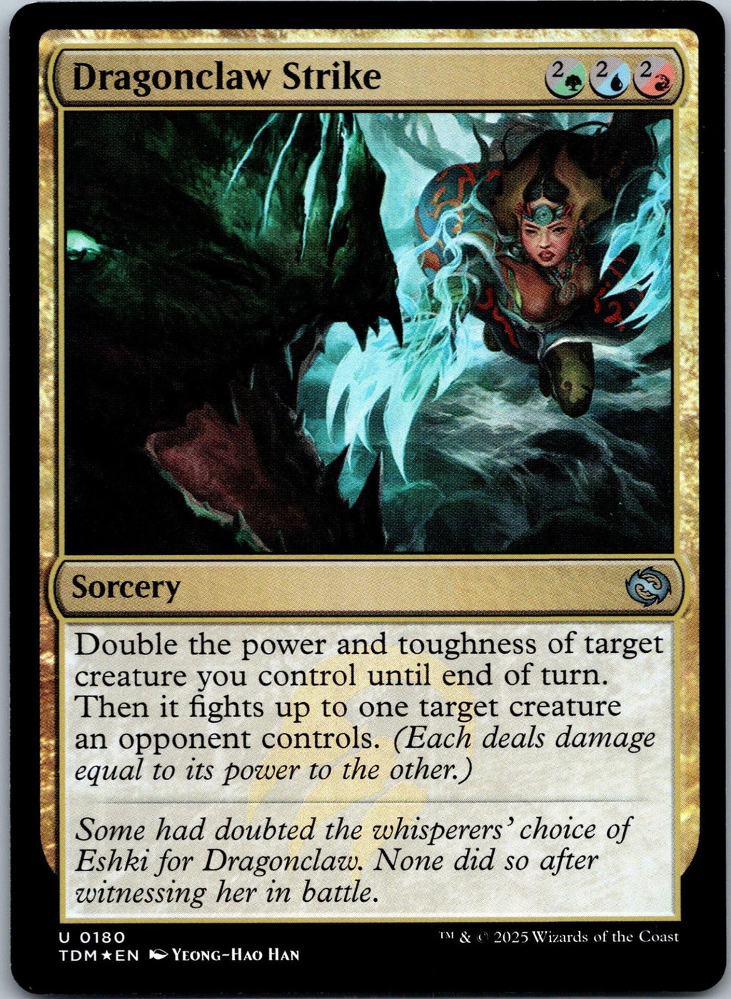 Dragonclaw Strike 180 Uncommon Tarkir: Dragonstorm Magic: The Gathering NM